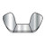 M8-1.25 Metric Wing Nut Type 315 American Style A2 Stainless Steel (Pack Qty 500) BC-M8NWCA2