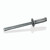 1/8" .126-.187 Goebel/Open End Blind Rivet Countersunk Aluminum-Aluminum  (Pack Qty 10000) ACA-43