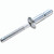 3/16" .062-.270 Goebel/GO-LOCK Blind Rivet Domed Head Aluminum-Aluminum (Pack Qty 5000) ABA-64-GL