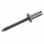 1/8" .313-.375 Goebel/Open End Blind Rivet Countersunk Aluminum-Steel (Pack Qty 1000) ACS-46