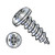 4-24X1/4 Type 1A Alternative Pan head Self Tap Screw Type AB Full Thread Zinc (Pack Qty 10,000) BC-0404ABZP