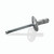 3/16" .500-.781  Goebel/Open End Blind Rivet Large Flange Aluminum-Stainless Steel (Pack Qty 250) ABI-69-612LFMGCT