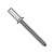 3/16X.12-.25 Countersunk Closed End Aluminum Rivet With Steel Mandrel Plain (Pack Qty 5,000) BC-ACSC64