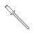 1/8X.18-.25 Aluminum Rivet With Aluminum Mandrel With White Eyelet (Pack Qty 10,000) BC-ADA44W