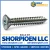 6-18X1 3/4 Phillips Flat Self Tapping Screw Type A Fully Threaded Zinc (Pack Qty 4,500) BC-0628APF