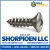 14-10X3 Phillips Oval Self Tapping Screw Type A Fully Threaded 18-8 Stainless Steel (Pack Qty 500) BC-1448APO188