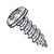 10-12X2 Phillips Pan Self Tapping Screw Type A Fully Threaded Zinc (Pack Qty 1,500) BC-1032APP