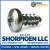 12-11X3 Phillips Pan Self Tapping Screw Type A Fully Threaded Zinc (Pack Qty 750) BC-1248APP