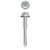 12-24 x 2 410 Stainless Steel Unslotted Indented Hex Washer Head with Bonded Washer, Self-Drilling, Passivated & Waxed Point# 5 (Pack Qty 1500) 4HA53