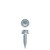 10-24 x 3/4 Needle Point Unslotted Indented Hi-Hex Washer Head, Fine Thread, Razor Point, Zinc Plated (Pack Qty 625) NU1012HV