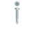 10-16 x 1-1/2 Phillips Pan Head, Zinc Plated Point# 3 (Pack Qty 500) P110V