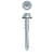 12-24 x 1-1/4 Unslotted Indented Hex Washer Head with Bonded Washer, Zinc Plated Point# 5 (Pack Qty 75) HA5I