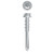 12-24 x 3 Unslotted Indented Hex Washer Head, Strong-Shield Coated Point# 5 (Pack Qty 1000) H54C