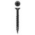 8 x 2 Woodworking Phillips Flat Head w/Nibs Particle Board Screw, Type 17, Black Oxide (Pack Qty 3500) X832NB