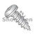 8-15X2 1/2  Square Pan Self Tapping Screw Type A Fully Threaded 18 8 Stainless Steel (Pack of 1000) BC-0840AQP188
