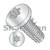 10-9X1 5/8  Phillips Pan Deep Thread Wood Screw 2/3 Thread Zinc Bake (Pack of 4000) BC-1026DPPD
