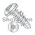 12-14X3  6 Lobe Pan Self Drilling Screw Fully Threaded Zinc and Bake (Pack of 750) BC-1248KTP
