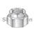 M12X1.75  Flex Type Hex Lock Nut Full Height Light Hex Cadmium and Wax (Pack of 100) BC-M12NXL