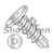 1/4-14X3/4  Six Lobe Pancake Head Self Drilling Screw Full Thread Zinc Bake (Pack of 2000) BC-1412KTC