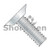 1/4-20X2 1/2  Phillips Flat Undercut Machine Screw Fully Threaded Zinc (Pack of 500) BC-1440MPU