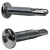 10-24X1  Square Pan Full Thread Self Drilling Screw W/Machine Screw Threads Zinc And Bake (Pack of 5000) BC-1016KQPMS