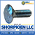 8-32X3/4 Carriage Bolt Fully Threaded Zinc (Pack Qty 8,000) BC-0812C