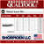 QUALTOOL 6F-8R SLOTTED INSERT BIT, 5/16" HEX, 1-1/2"L   Pack of 100   Part No. 312SB2