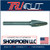 TRU-CUT CARBIDE BURR 14 DEGREE INCLUDED ANGLE DOUBLE CUT 1/4 SHANK 5/8 DIA X1 HEAD LENGTH (Pack of 1) Part No. CBSF-6