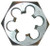 TRU-CUT HEX DIE 3/4-10 NC (Pack of 1 pc) Part No. DH.750X10