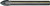 TRU-CUT GLASS AND TILE DRILL BIT QUAD CARBIDE TIP 5/16 (Pack of 1 pc) Part No. GDQ.312