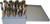 TRU-CUT DRILL BIT SET 8 PC SILVER & DEMING SET 9/16 THRU 1 BY 16THS BLACK & GOLD (Pack of 1 pc) Part No. M-8SDBG