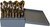 TRU-CUT DRILL BIT SET 8 PC SILVER & DEMING SET 9/16 THRU 1 BY 16THS COBALT (Pack of 1 pc) Part No. M-8SDC