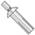 1/4X3/8 Universal Aluminum Drive Rivet (Pack Qty 1,000) BC-14375AUA