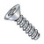 6-20X7/8 Phillips Flat Self Tapping Screw Type B Fully Threaded Zinc (Pack Qty 10,000) BC-0614BPF