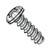4-24X2 Phillips Pan Self Tapping Screw Type B Fully Threaded 18-8 Stainless Steel (Pack Qty 5,000) BC-0432BPP188