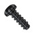 8-18X1/2 Phillips Pan Self Tapping Screw Type B Fully Threaded Black Oxide (Pack Qty 10,000) BC-0808BPPB