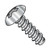 6-20X1/4 Phillips Truss Self Tapping Screw Type B Fully Thread 18 8 Stainless Steel (Pack Qty 5,000) BC-0604BPT188
