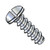 2-32X5/16 Slotted Pan Self Tapping Screw Type B Fully Threaded Zinc (Pack Qty 10,000) BC-0205BSP