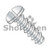 4-24X1/4 Slotted Pan Self Tapping Screw Type B Fully Threaded Zinc (Pack Qty 10,000) BC-0404BSP