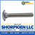 1/2-13X3 3/4 Carriage Bolt 18 8 Stainless Steel Fully Threaded (Pack Qty 50) BC-5060C188