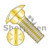 1/4-20X3/4 Carriage Bolt Grade 8 Fully Threaded Zinc Yellow (Pack Qty 2,500) BC-1412C8