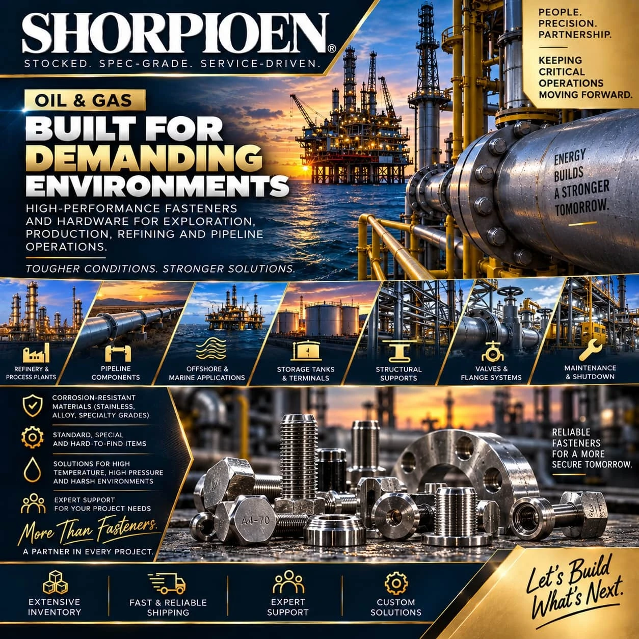 Shorpioen Oil and gas industry banner