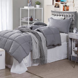 SNORZE® COTTON CLOUD COMFORTER - COMA INDUCER® - TWIN XL IN ALLOY