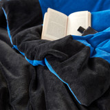 Even Heroes Need Sleep - Coma Inducer® Twin XL Comforter - Thickest Blue Line