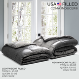Cuz I'm Cozy - Coma Inducer® Twin XL Comforter - USA Filled - Storm Cloud Gray