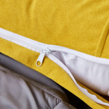 Rainha - Plush Tufted College Headboard - Sunshine Yellow