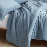 Coma Inducer® Twin XL Duvet Cover - Baby Bird - Smoke Blue