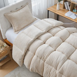Thicker Than Thick - Coma InducerÂ® Twin XL Comforter - Down Alternative Ultra Plush Filling - Birch