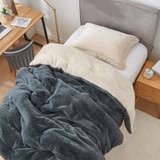 Plumpy Pudgy Portly Chunky Bunny - Coma InducerÂ® Twin XL Comforter - Poppy Seed Birch