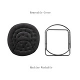 Papasan Moon Chair - Black